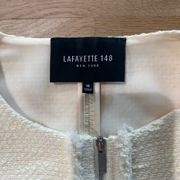 New York Lafayette 148 tweed jacket in excellent condition size 10 - Picture 4 of 5